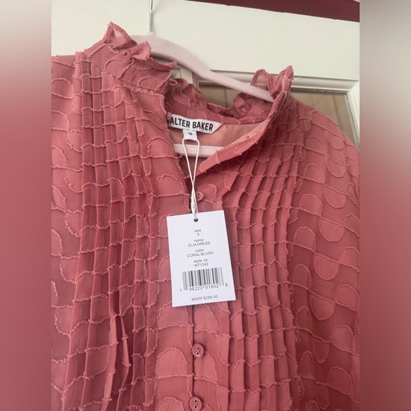 Elia Dress, Coral Blush by Walter Baker size Small - Picture 7 of 8